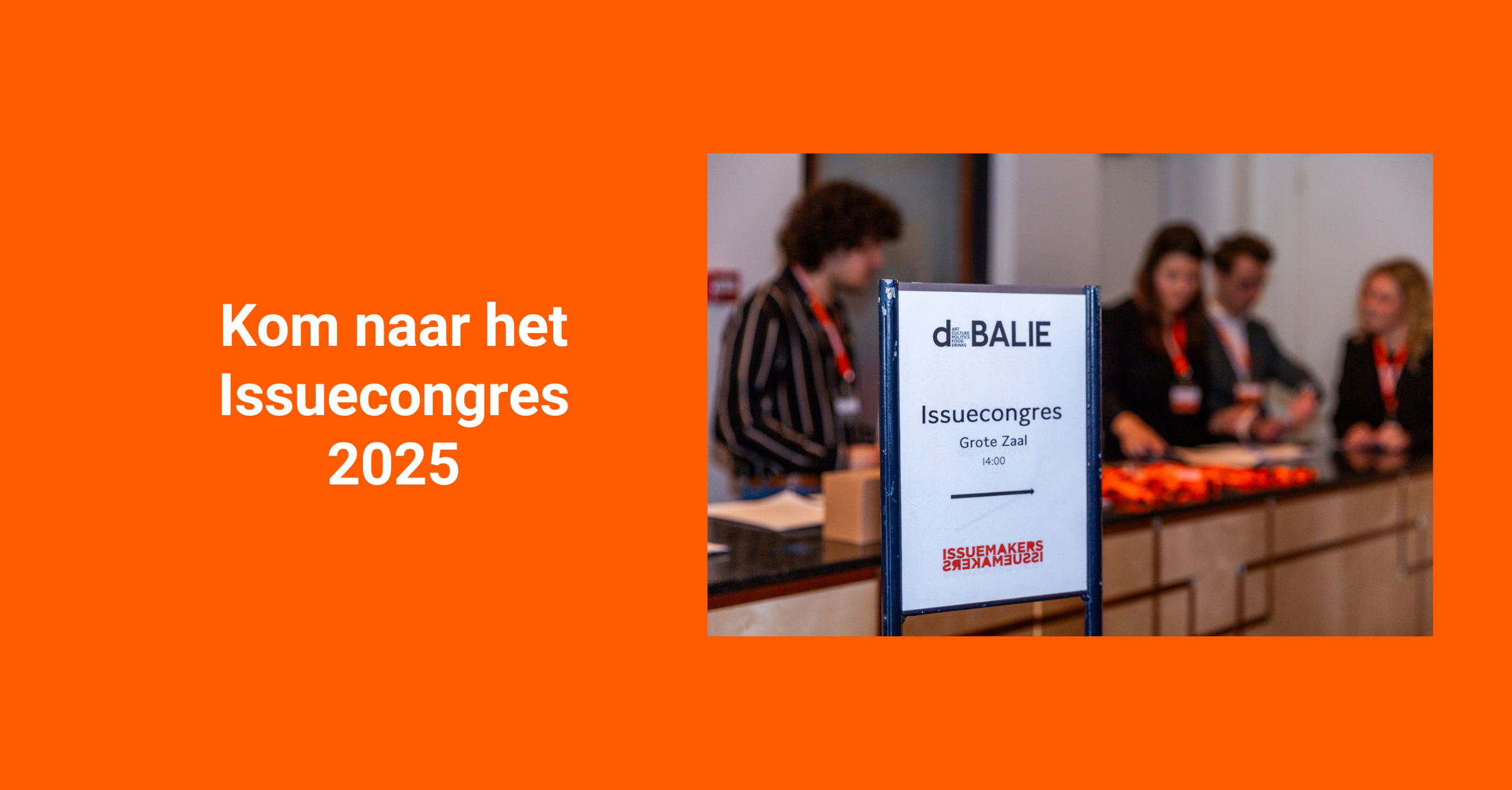 Kom naar het Issuecongres 2025