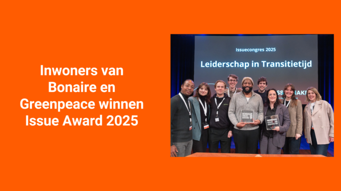 Inwoners van Bonaire en Greenpeace winnen Issue Award 2025